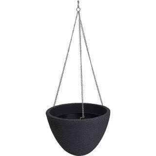 Blumenampel 33x25cm anthrazit