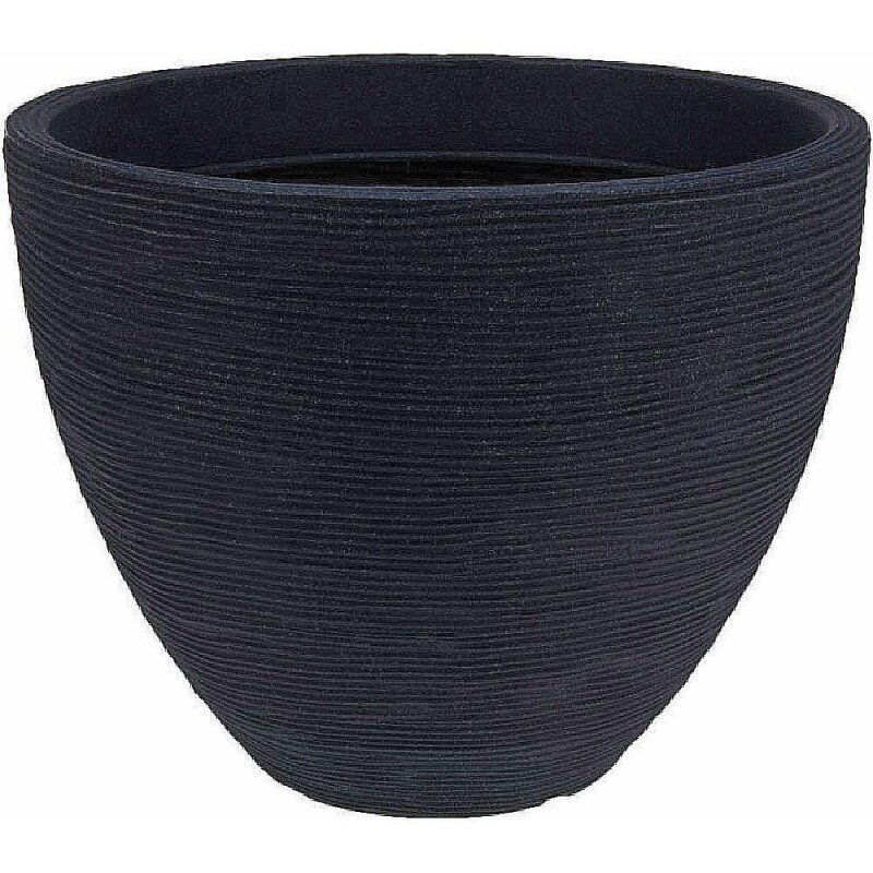 Pflanzgef Blumentopf rund Kunststoff 40x31cm anthrazit Pflanztopf  Pflanzkbel - pondeo.de - Dein O,  24,99