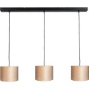 masterlight Pendelleuchte Venus 3-flammig Samt Sand 100x20cm