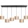 masterlight Pendelleuchte Venus 6-flammig Samt Sand 130x40cm
