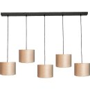 masterlight Pendelleuchte Venus 5-flammig Samt Sand 130x20cm