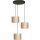 masterlight Pendelleuchte Venus 3-flammig Samt Sand Ø45cm