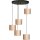 masterlight Pendelleuchte Venus 5-flammig Samt Sand Ø60cm