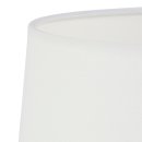 Steinhauer Lampenschirm/ Leuchtenschirm  Chintz Weiß 24x24cm