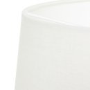 Steinhauer Lampenschirm/ Leuchtenschirm  Leinen Weiß 30x30cm