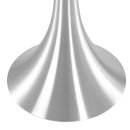 Steinhauer Tischleuchte Ancilla 2-flammig Stahl Matt/ Weiß 30x30cm