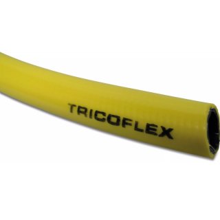 30m Tricoflex Gartenschlauch Wasserschlauch gelb 1/2" Zoll PVC 12,5mm 10bar