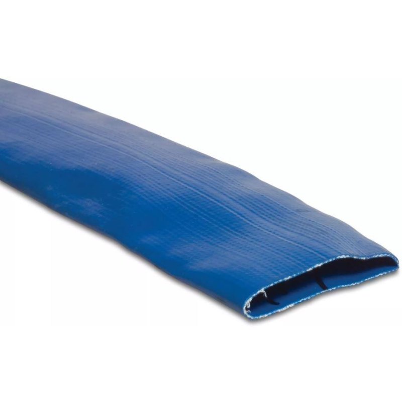 Flacher Wasserablaufschlauch 25 Mm X 5 M Blau – Inkl. Edelstahl-Schlauchschelle Für Pumpen Flacher Wasserablaufschlauch 25 Mm X 5 M Blau – Inkl. Edelstahl-Schlauchschelle Für Pumpen