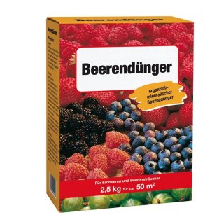 Beerendünger Früchtedünger Obstdünger 2,5 kg Karton