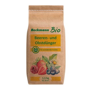 Bio Beerendünger Früchtedünger Obstdünger 1,5 kg Papierbeutel