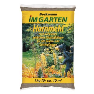 Hornmehl gedämpft Horndünger Naturdünger 1 kg Beutel