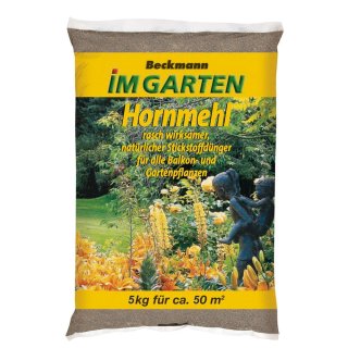 Hornmehl gedämpft Horndünger Naturdünger 5 kg Beutel