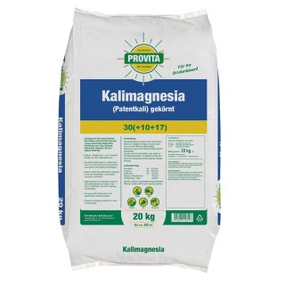 Kalimagnesia Patentkali 20 kg Sack Spezialdünger Obst/Gemüse Kalidünger