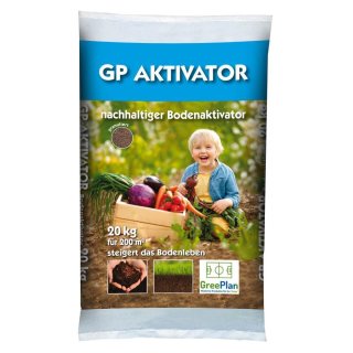 GP Aktivator Bodenaktivator org. Bodenhilfsstoff 20kg Sack 130-200 m² NPK-Dünger 4+3+4(+4,5)