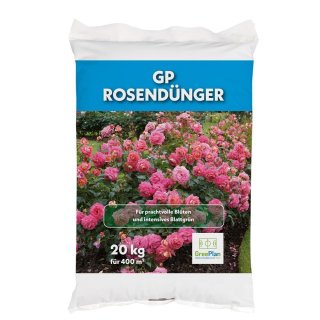 GP Rosendünger org.-min. Rosendünger 20kg Sack 170-250 m² NPK-Dünger 7+5+8(+1)+Fe