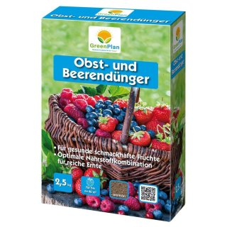 GP Obstdünger Beerendünger org.-min. Dünger 2,5 kg Karton NPK-Dünger 9+4+8(+2)