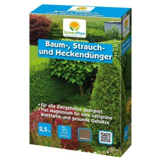 GP Baumdünger Strauchdünger Heckendünger org.-min. Dünger 2,5 kg Karton NPK-Dünger 7+3+5(+2)