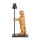 Steinhauer Tischleuchte Animaux 1-flammig Mattschwarz mit goldenen Details und beigen Schirm 30x30cm