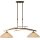 masterlight Pendelleuchte Bolzano 2-flammig Alabasterglas amber 90x30cm