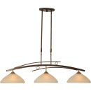 masterlight Pendelleuchte Bolzano 3-flammig Alabasterglas...