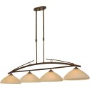 masterlight Pendelleuchte Bolzano 4-flammig Alabasterglas...