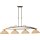 masterlight Pendelleuchte Bolzano 4-flammig Alabasterglas amber 134x30cm