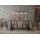 masterlight Pendelleuchte Bolzano 4-flammig Alabasterglas amber 134x30cm