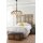 masterlight Pendelleuchte Bolzano 5-flammig Alabasterglas amber Ø63cm