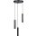masterlight Pendelleuchte Run 3-flammig Metall rainbow Ø35cm