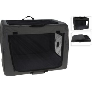 Tiertransportbox 71x49x51cm faltbar Katzentransportbox Hundetransportbox Kleintiertransportbox
