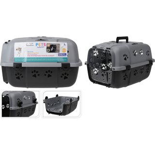 Tiertransportbox 48x32x30cm Katzentransportbox Hundetransportbox Kleintiertransportbox