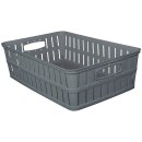 Aufbewahrungskorb Aufbewahrungsbox 16L grau - 3 Stück