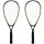 Badminton Schläger und Federball Set (Grün)