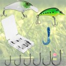 Angelkoffer mit Tackle Box und Zubehör 140tlg. Angelset