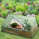 Foliengewächshaus Gewächshaus Treibhaus Folie Frühbeet Pflanzenhaus 180x133x93cm