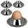 4 Stück Edelstahl Eierbecher Eierhalter stapelbar Eier Becher Egg Cup Eierständer Ständer Gastro Qualität
