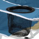 Strandstuhl Klappstuhl Anglerstuhl Strandsessel faltbar blau