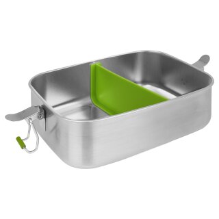 Lunchbox Edelstahl 20 x 14,5 x 6 cm