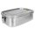 Lunchbox Edelstahl 20 x 14,5 x 6 cm