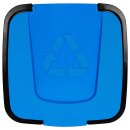 Abfalltonne Recycling 50L blau