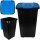 Abfalltonne Recycling 50L blau