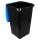 Abfalltonne Recycling 50L blau