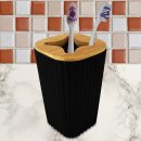 Zahnbürstenhalter PISA mit Bambusdeckel