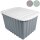 Box Wellington mit Deckel 5,5L Blau 30x20x16 cm