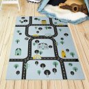 Kinderteppich Spielteppich Straße 95x150cm
