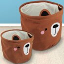 Bär 2er Korb Set Aufbewahrung Mehrzweckkorb Aufbewahrungskorb Kinder Deko