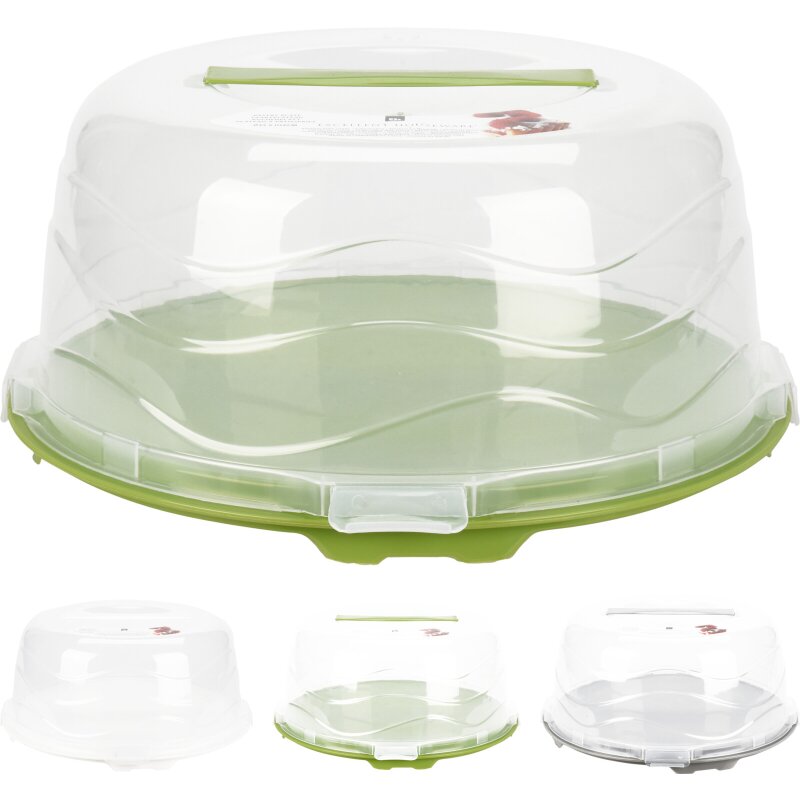Tortenhaube weiß 33x16cm Kuchenbox Kuchenhaube Tortenbehälter Kuchenbehälter Tortenglocke