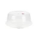Tortenhaube weiß/grün/grau 33x16cm Kuchenbox...