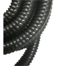 Kunststoffspiralschlauch Ablaufschlauch &Oslash;13-50mm schwarz 30m Rolle Poolschlauch