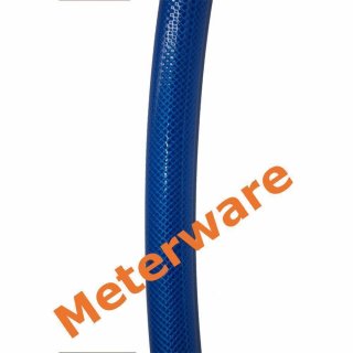 PVC Gewebeschlauch blau Ø9x15mm Meterware Druckluftschlauch